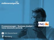 Prozessmanager / Business Analyst – Voice Solutions (w/m/d) - Nürnberg
