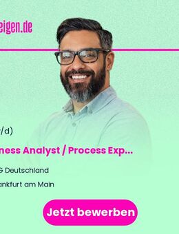 Business Analyst / Process Expert Regulatory Reporting (w/m/d) - Frankfurt (Main)