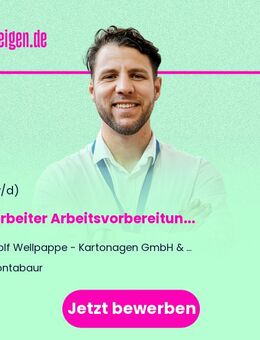 Mitarbeiter Arbeitsvorbereitung (m/w/d) - Montabaur