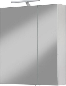 welltime Spiegelschrank Torino Breite 60 cm, 2-türig, LED-Beleuchtung, Schalter-/Steckdosenbox
