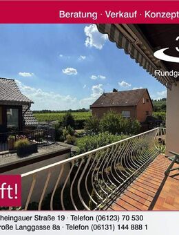 Großzügiges, freistehendes 1-3 Familienhaus mit sonnigem Garten und Terrasse - Oestrich-Winkel