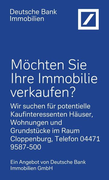 Wir suchen im Kundenauftrag Immobilien in Cloppenburg!