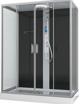 Sanotechnik Komplettdusche NEW YORK, BxT: 160x90 cm, Einscheibensicherheitsglas