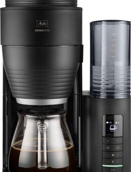 Melitta Kaffeemaschine mit Mahlwerk AromaFresh Pro X 1030-02, 1,25l Kaffeekanne, Papierfilter 1x4