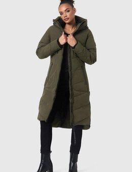 Marikoo Winterjacke Benikoo langer Winter Mantel gesteppt