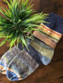 1 Paar Socken oder 1 Mütze handgestrickt - Pappenheim