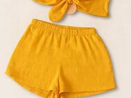 Sommer-Zweiteiler - Top & Shorts in Orange - NEU mit Etikett - München Berg am Laim