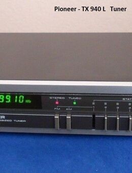 Pioneer TX-940 L Typ: Mono/Stereo-Tuner Abstimmbänder: FM, AM LW Abstimm-Skala: Digital silber - Dübendorf