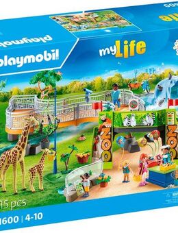 Playmobil® Mein großer Erlebnis-Zoo (71600), My Life, 50 Jahre Konstruktions-Spielset, (215 St), Made in Europe