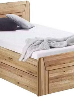 Home affaire Massivholzbett Vouillé ausgestattet mit einem Bettschubkasten, wahlweise in Kernbuche oder Wildeiche erhältlich