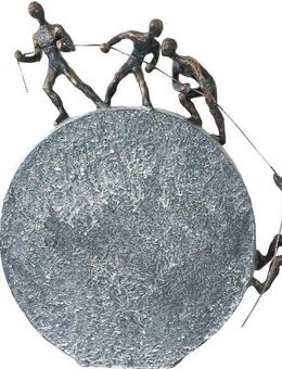 Casablanca by Gilde Dekofigur Skulptur Lifting (1 St), Dekoobjekt, Höhe 36 cm, mit Spruchanhänger, Wohnzimmer