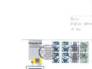 Heftchenblatt, Briefmarken, Zusammendruck, H-Bl 22, Berlin auf Brief - Erftstadt