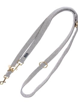 Nomad Tales Calma Halsband, stone - Passende Leine: 200 cm lang, 20 mm breit