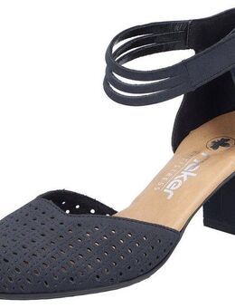 Rieker Spangenpumps, Abendschuh, Festtagsschuh, Trichterabsatz, mit Klettverschluss