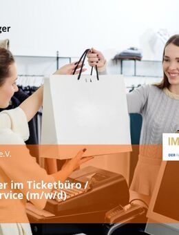 Mitarbeiter im Ticketbüro / Kundenservice (m/w/d) - Halfing