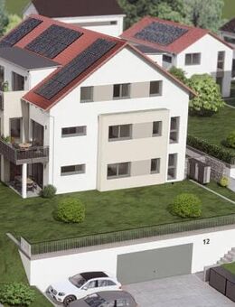 Barrierefreie Wohnung im 6-Familienhaus mit Balkon, Gartenanteil, Tiefgarage u. Aufzug von HAUSER. - Vöhringen (Baden-Württemberg)