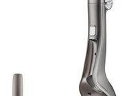 Grundig Akku-Stielstaubsauger VCH 9832, 2- in 1 Akkusauger, herausnehmbares Handteil, beutellos, 75 min Akkulaufzeit, platzsparende Aufbewahrung, 4-stufige Akkuanzeige
