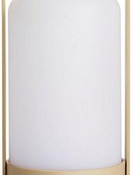 Paco Home Tischleuchte ISA, LED fest integriert, Outdoor LED Tischlampe Balkon Für Außen Retro Ohne Schalter Aufladbar