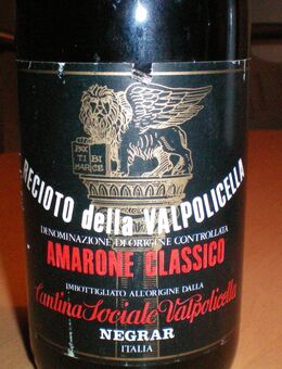 Amarone classico Valpolicella von1982 - Köln