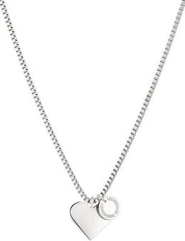 Liebeskind Berlin Kette mit Anhänger Schmuck Geschenk Edelstahl Halskette Herz, LJ-0503-N-45, LJ-0811-N-45