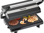 bestron Kontaktgrill APM123Z Viva Italia, 700 W, auch als Sandwich-/Panini-Kontaktgrill einsetzbar, antihaftbeschichtet