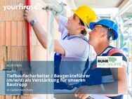 Tiefbaufacharbeiter / Baugeräteführer (m/w/d) als Verstärkung für unseren Bautrupp - Gelsenkirchen