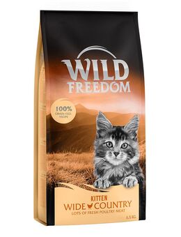 Wild Freedom Kitten "Wide Country" Geflügel - getreidefreie Rezeptur - Sparpaket: 2 x 6,5 kg
