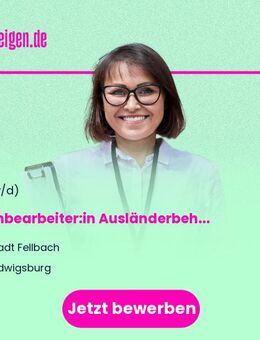 Sachbearbeiter:in Ausländerbehörde (m/w/d) - Ludwigsburg