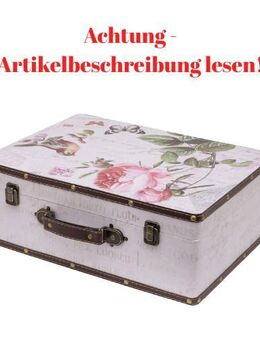 HMF Schatztruhe Vintage Koffer aus Holz Rose 44cm #2176 - Birkenfeld (Baden-Württemberg)