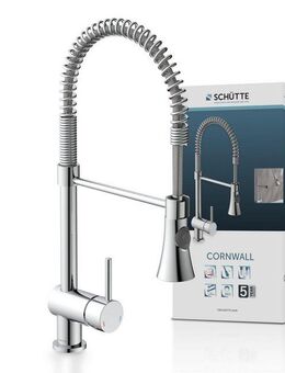 Schütte Spültischarmatur CORNWALL energiesparende Cold-Start-Funkt., 360° schwenkbar, 2-fach verstellbar