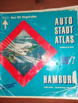Historischer Stadtplan Hamburg 1977 Falk - Hamburg Wandsbek