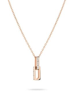 Liebeskind Berlin Kette mit Anhänger Schmuck Geschenk Edelstahl Halskette Festive Mini Link, mit Zirkonia (synth)