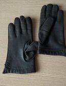 Graue Herren Lederhandschuhe in 42855