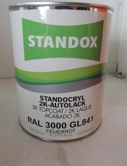 Standox 2-K Autolack Ral 3000 Feuerrot Farbe Rot - Langenhagen