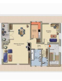 Attraktive Dachgeschosswohnung in bester Lage von Schwerte - Schwerte (Hansestadt an der Ruhr)