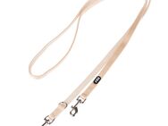 TIAKI Hundeleine Mesh, beige - 200 cm lang, 15 mm breit