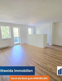 Große 3-Zimmer-Wohnung mit Balkon, Gäste-WC und PKW-Stellplatz! - Chemnitz