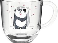 LEONARDO Tasse BAMBINIPanda, Glas, 280 ml, 6-teilig