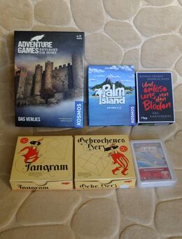 Kartenspiele Spiele - Adventure Games - Das Verlies * Palm Island * Haba Tangram * Quartett - Weinheim Zentrum
