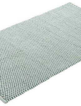 my home Badematte Dalia, Badvorleger, Badezimmer Teppich, Höhe 4 mm, fußbodenheizungsgeeignet, strapazierfähig, Baumwolle, rechteckig, Baumwolle, Badteppich, Badematten auch als 2-teiliges Set erhältlich