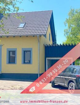 Kernsaniertes, energieeffizientes und erweiterbares Single-Haus mit Kamin, Garten, Garage und Carport ! Einzugsbereit - neue Küche ist bestellt ! - Großlittgen