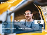 Chauffeur / Driver / FahrerIn (m/w/d) - Berlin