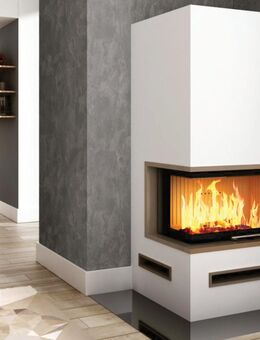 Kaminbausatz 🟡 IMPERIAL EXTRA s Volcano 2LATh 9KW Ofen L-Kamin L-Form Panorama Kamin Neu Hajduk LDF-Kamine - Strausberg