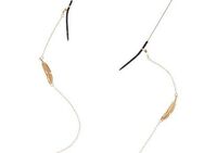 LASCANA Brillenkette Zartes Brillenband mit Federornament, Perfekt zu Brille oder Sonnenbrille oder als Maskenkette