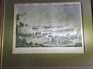Kupferstich Franzosen kommen über den Rhein 1795 - Düsseldorf