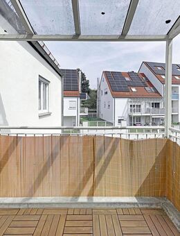 73 m² Maisonette in Günzburg: Balkon, 3 TG-Stellplätze, Fußbodenheizung, Fernwärme, bezugsfertig - Günzburg