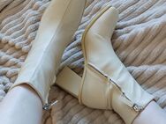 Pull&Bear Stiefelletten 39 Creme Damen - Bestensee