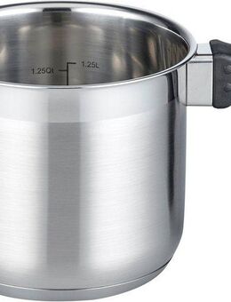 Elo Basic Milchtopf Turmalin, Edelstahl 18/8 (1-tlg), Öl Dosierringe, 14 cm, Induktion