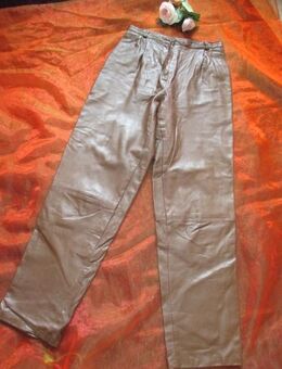 NEUw * Original VINTAGE * DESIGNER * Lamm- Leder * Karotten- Style * Hose * Gr. 36/ S * cognac- braun * - Riedlingen
