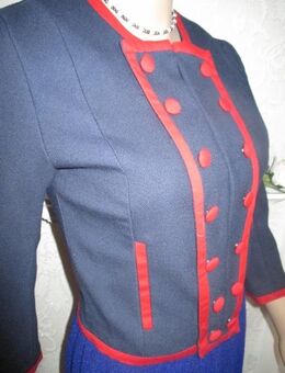 NEU * Marine * Navy * Sailor * Maritim * Navy * Matrosen * Military- Style * Anzug * Kostüm * Blazer * Jäckchen "H&M" Gr. 34/ XS * dunkel- blau * rot * - Riedlingen